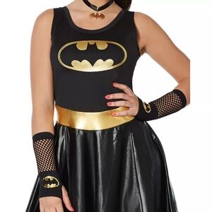 Spirit Women's Black and Gold Superhero Costume